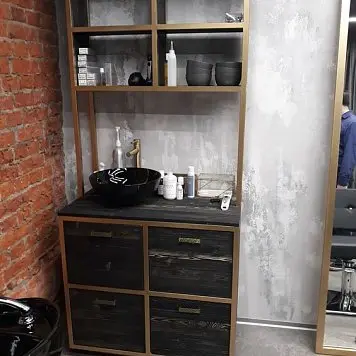 Темный стеллаж с ящиками Темный стеллаж с ящиками mebel-dlya-salona-krasoty-5