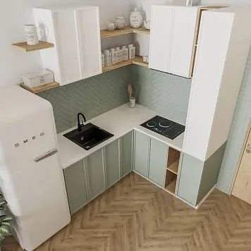 Анонс Угловой кухонный гарнитур 398 kukhnya-398