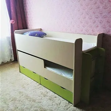 Анонс Двухъярусная кровать - 035 detskaya-035