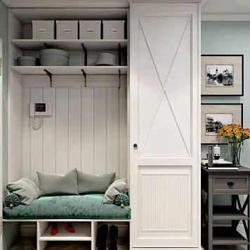 Белый шкаф в прихожей 011 Анонс Белый шкаф в прихожей 011 prikhozhaya-011