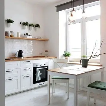 Белый кухонный гарнитур 339 Кухня под заказ 339