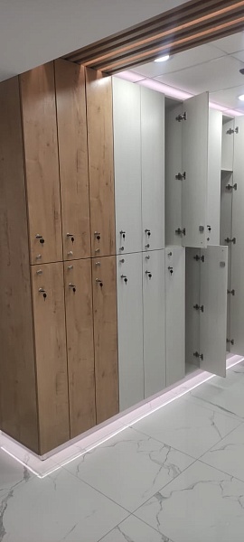 Шкафчики для одежды в спортивный комплекс